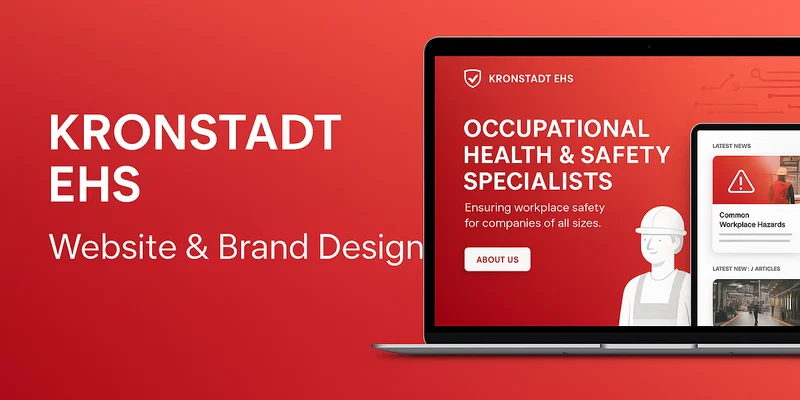 KRONSTADT EHS - Website & Brand Design - proiect NextJourney